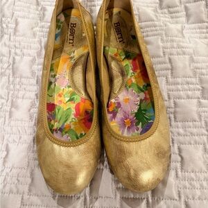 Born Metallic Gold Women's Flats